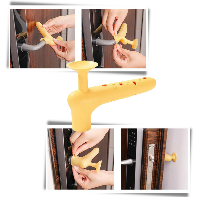 2er-Pack Silikon-Schutzabdeckung für Türknaufe