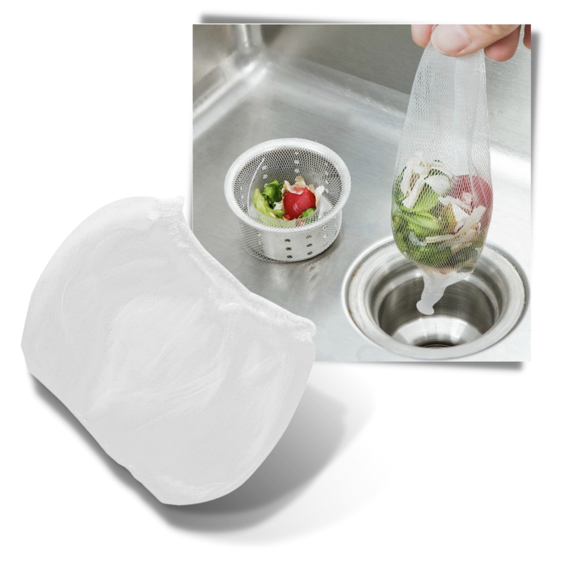 Eine Packung Filtermatten für Küchenspüle