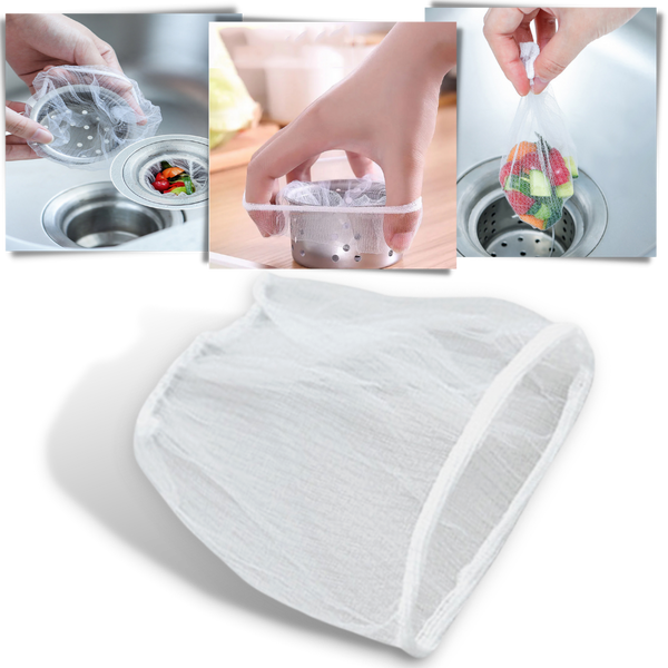 Eine Packung Filtermatten für Küchenspüle