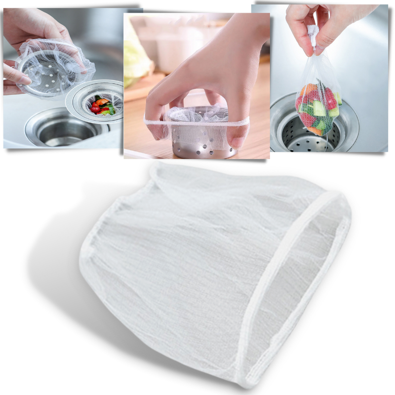 Eine Packung Filtermatten für Küchenspüle