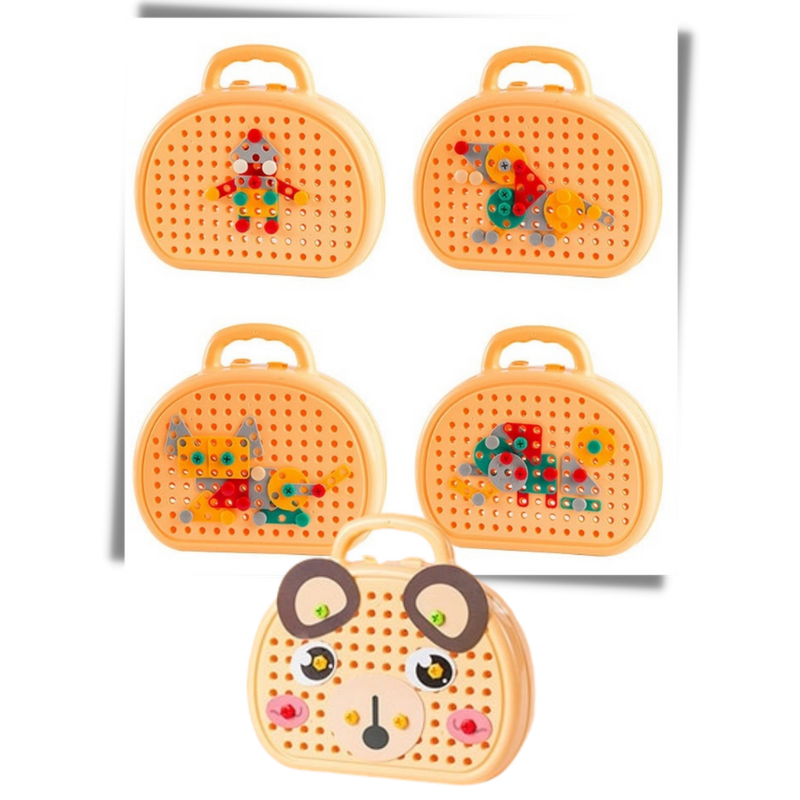 Lernspielzeug und Bohrer-Set