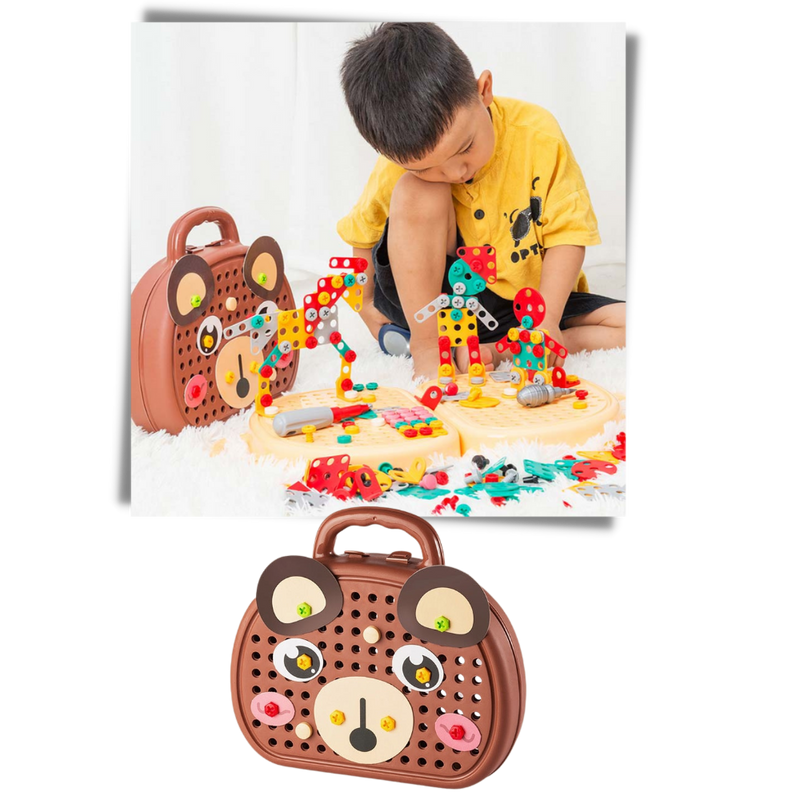 Lernspielzeug und Bohrer-Set