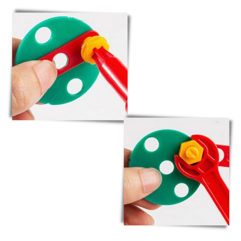 Lernspielzeug und Bohrer-Set