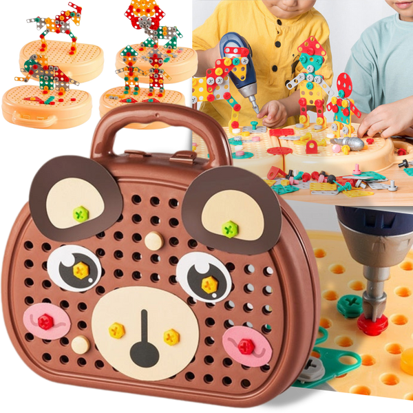 Lernspielzeug und Bohrer-Set