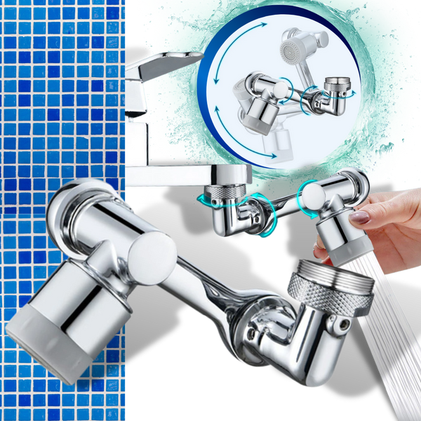 Spritzschutz für drehbare Wasserhahnverlängerung