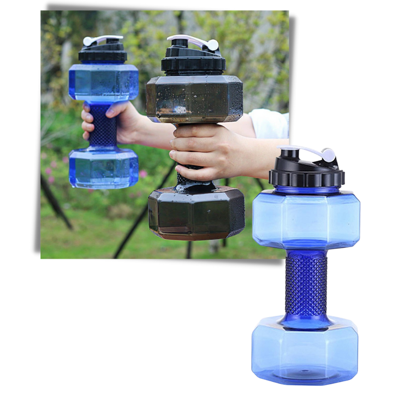 Hantel-Wasserflasche