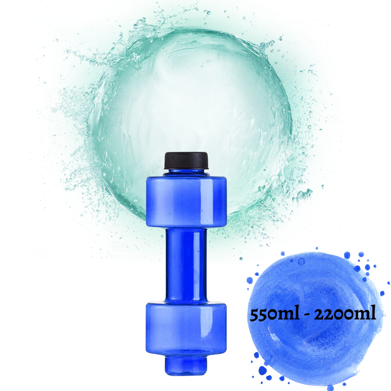Hantel-Wasserflasche