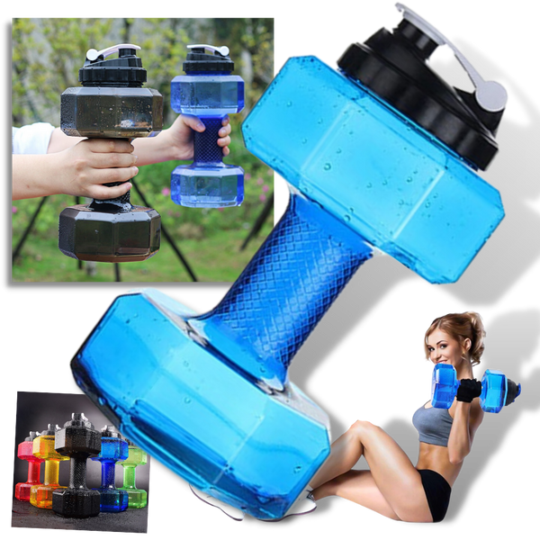 Hantel-Wasserflasche