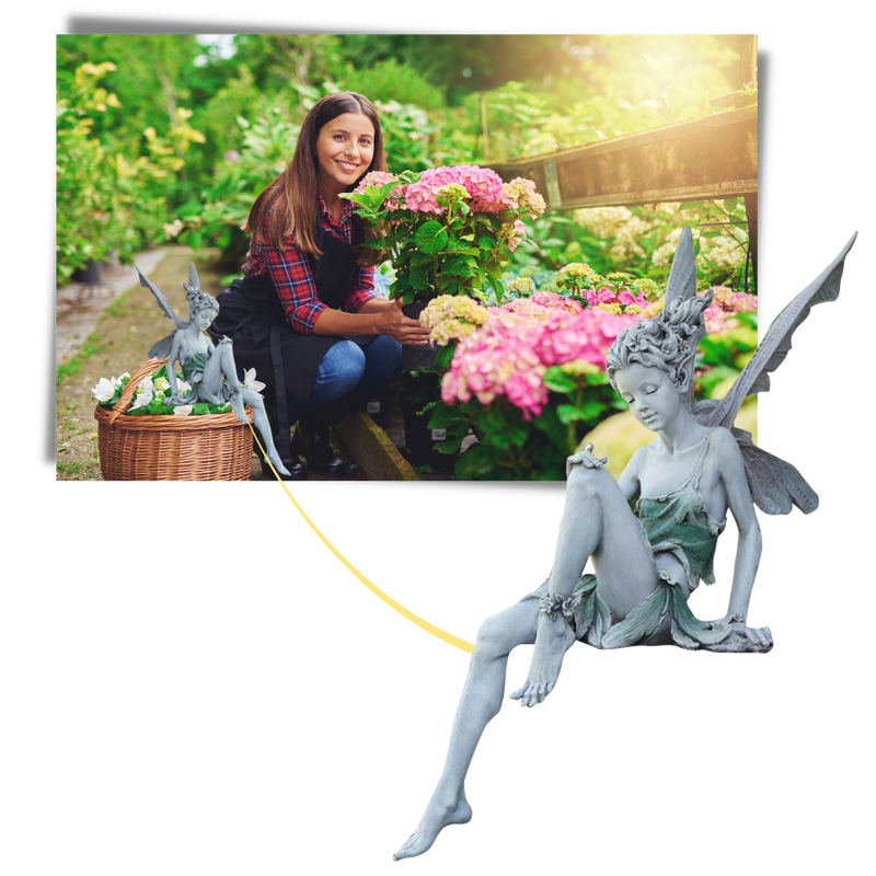 Fee Statue Garten Ornament