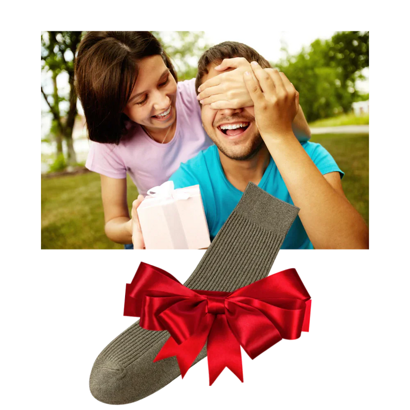 Gerippte Socken für Männer (2 Paar)