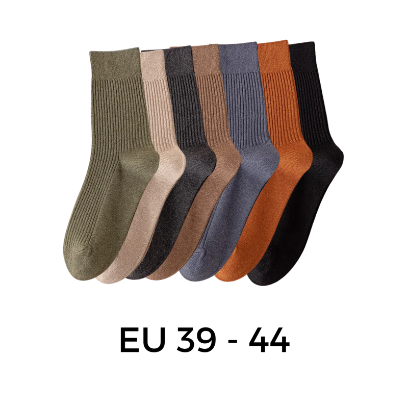 Gerippte Socken für Männer (2 Paar)