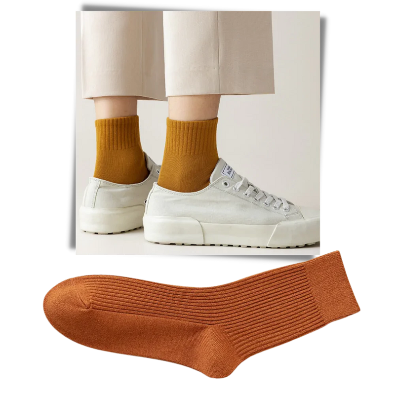 Gerippte Socken für Männer (2 Paar)