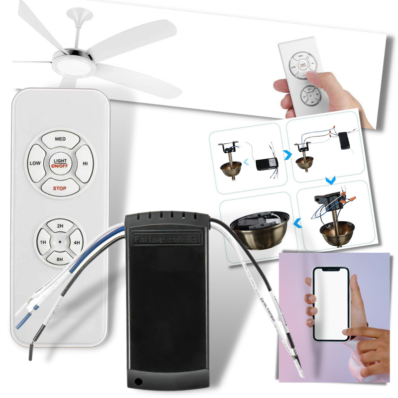 Universal-Fernbedienung für Ventilatoren