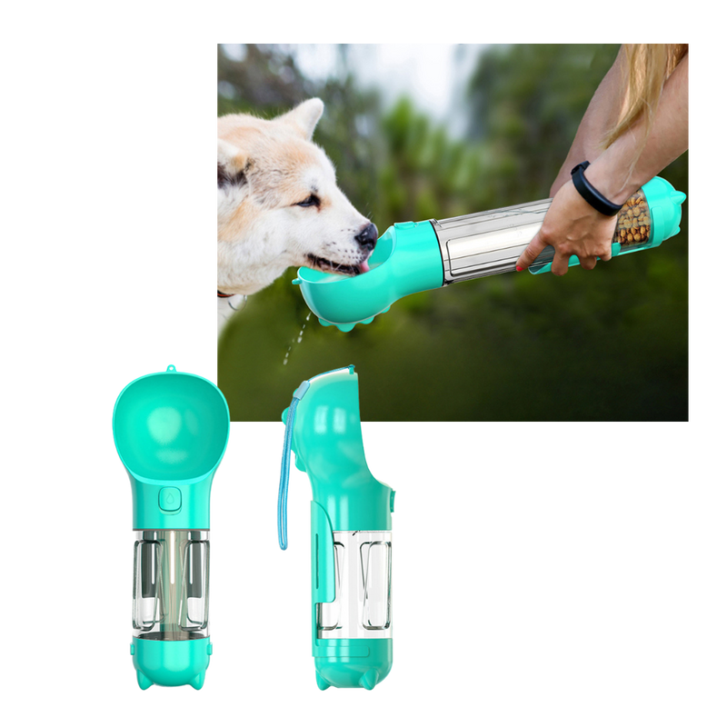 Tragbare Futter- und Wasserflasche für Haustiere