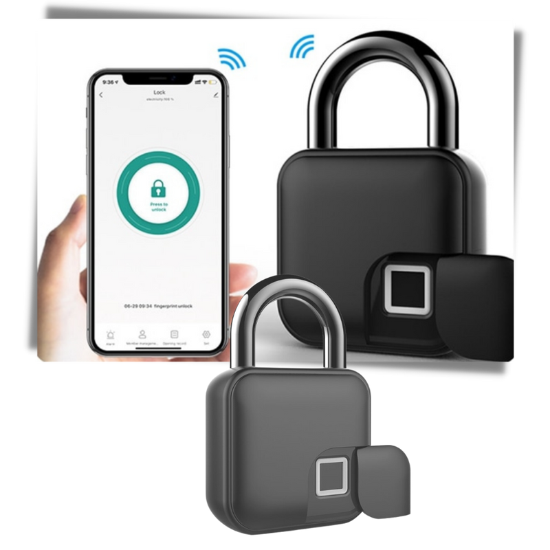 Bluetooth-Fingerabdruck-Vorhängeschloss