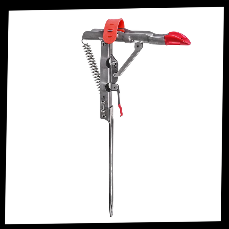 Angelrutenhalter mit Federn