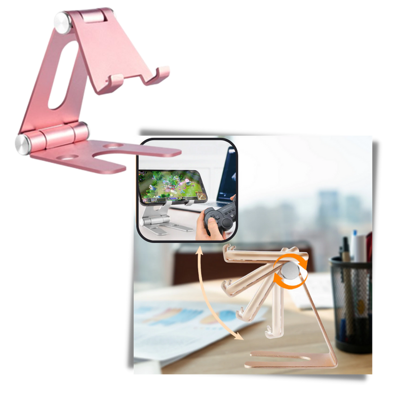 Drehbarer und klappbarer Telefonständer
