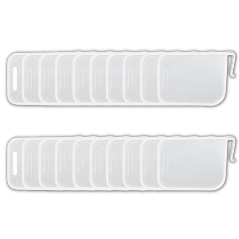 20er-Pack Kühlschrank-Regaleinteilungen