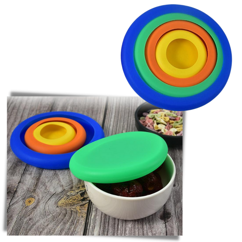 4er-Pack Silikondeckel