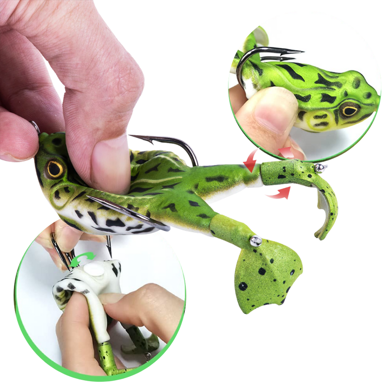 Silikon-Frosch Angelköder