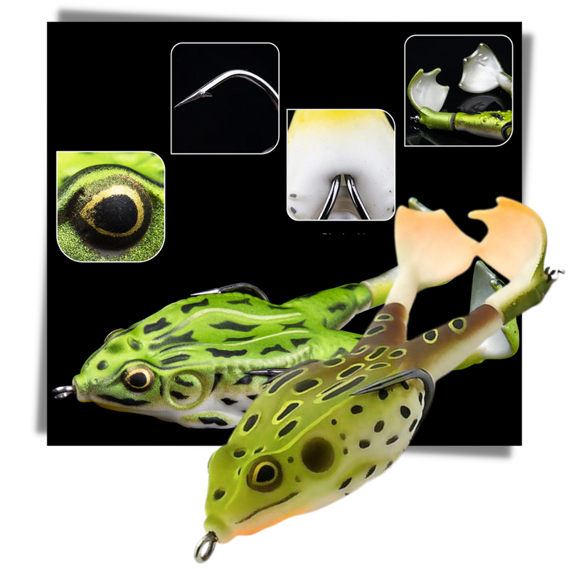 Silikon-Frosch Angelköder
