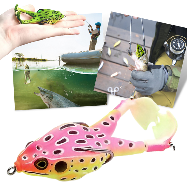Silikon-Frosch Angelköder