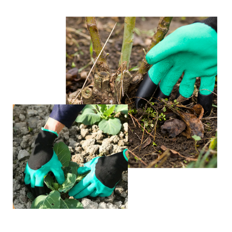 Gartenarbeitshandschuhe mit Krallen