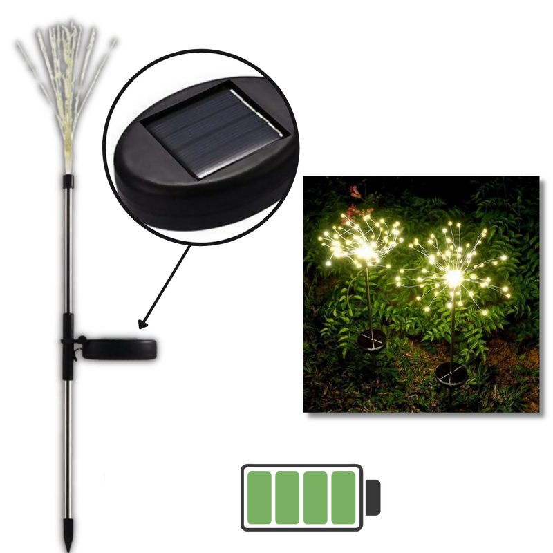 Elektrisches Feuerwerk Garten Lichter