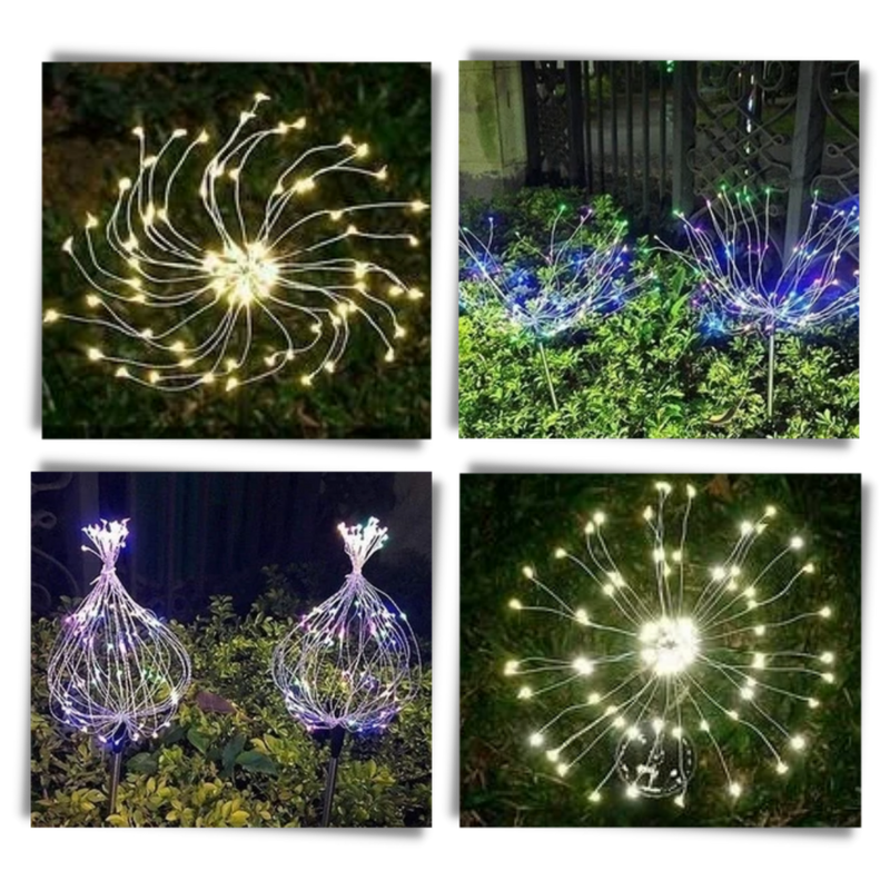 Elektrisches Feuerwerk Garten Lichter