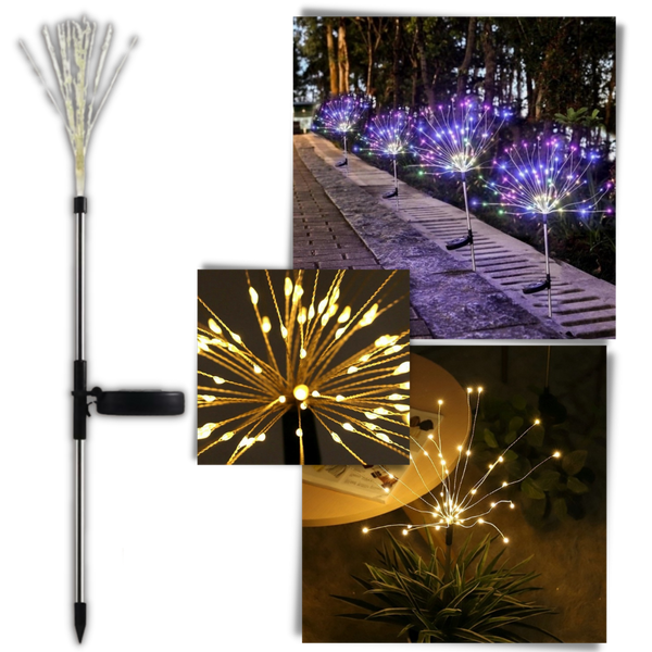 Elektrisches Feuerwerk Garten Lichter