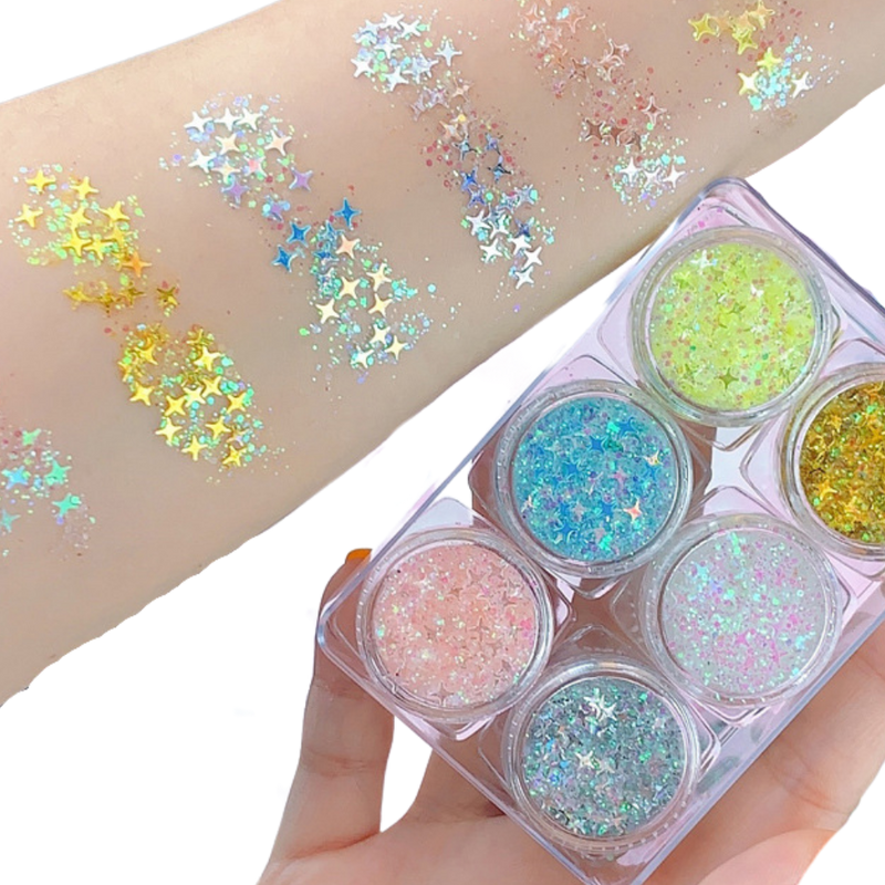 Glitter-Set für Gesicht und Körper
