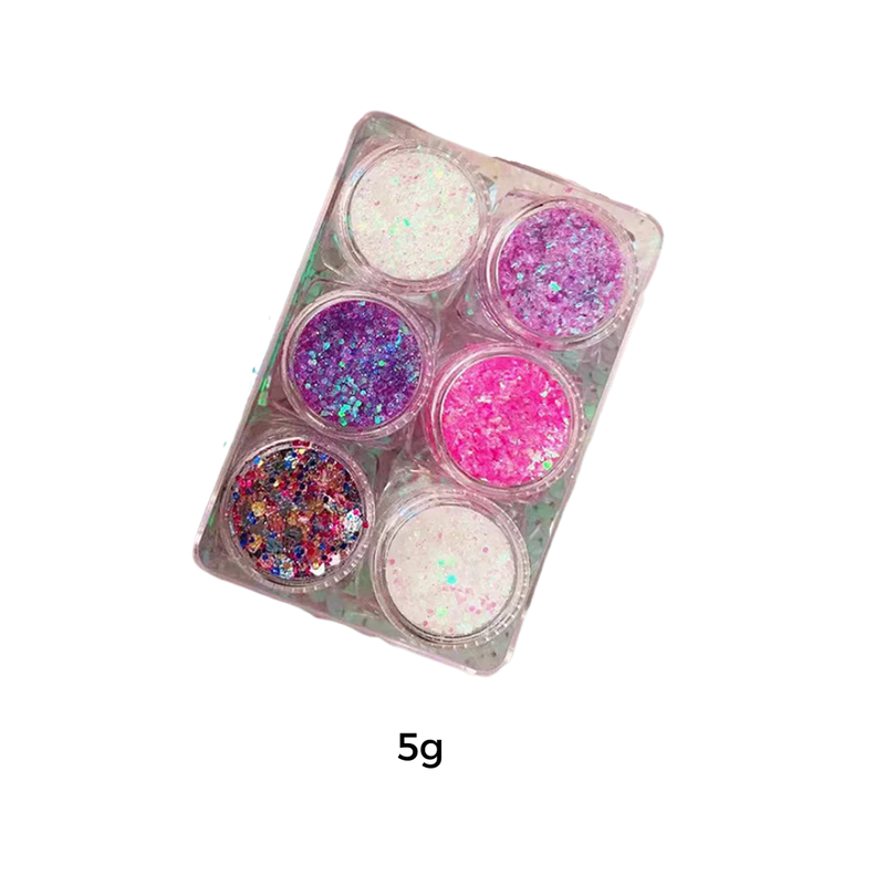 Glitter-Set für Gesicht und Körper