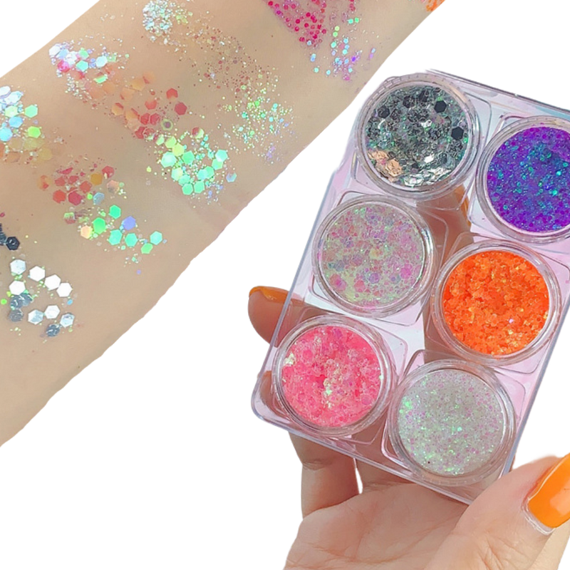Glitter-Set für Gesicht und Körper