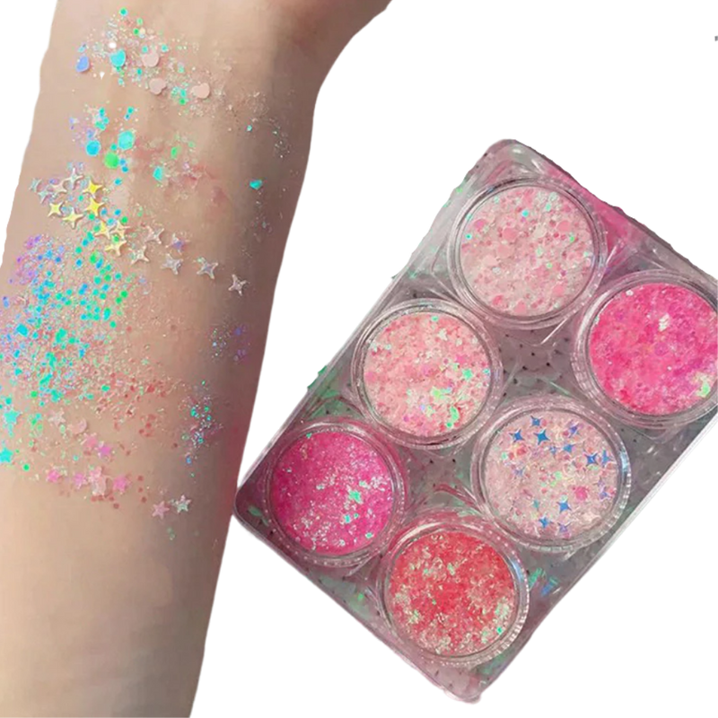 Glitter-Set für Gesicht und Körper