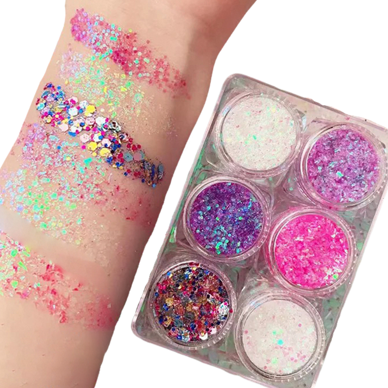 Glitter-Set für Gesicht und Körper