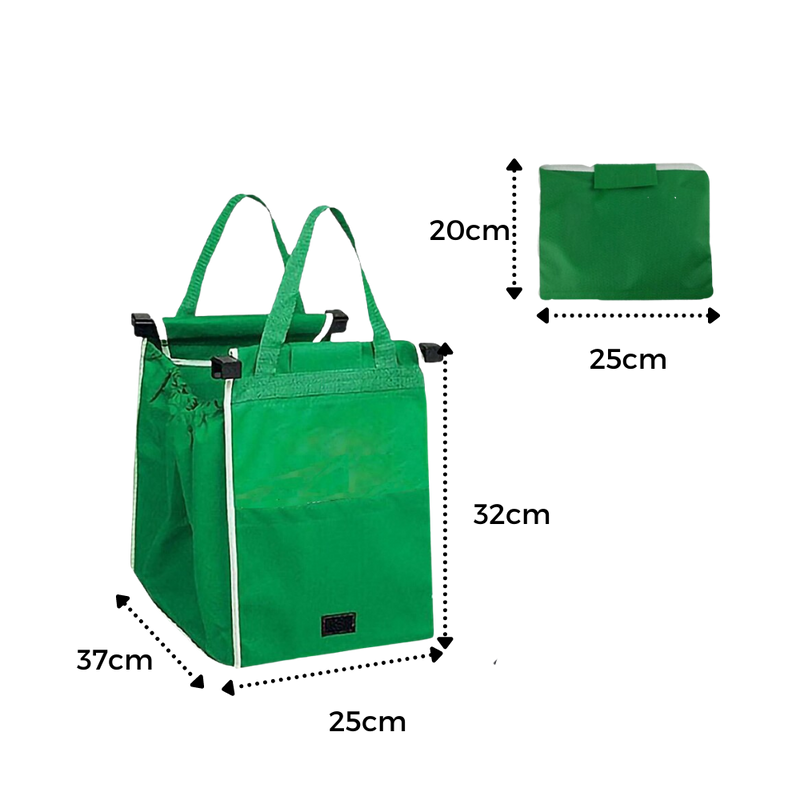 Wiederverwendbare Einkaufstasche für Einkaufswagen