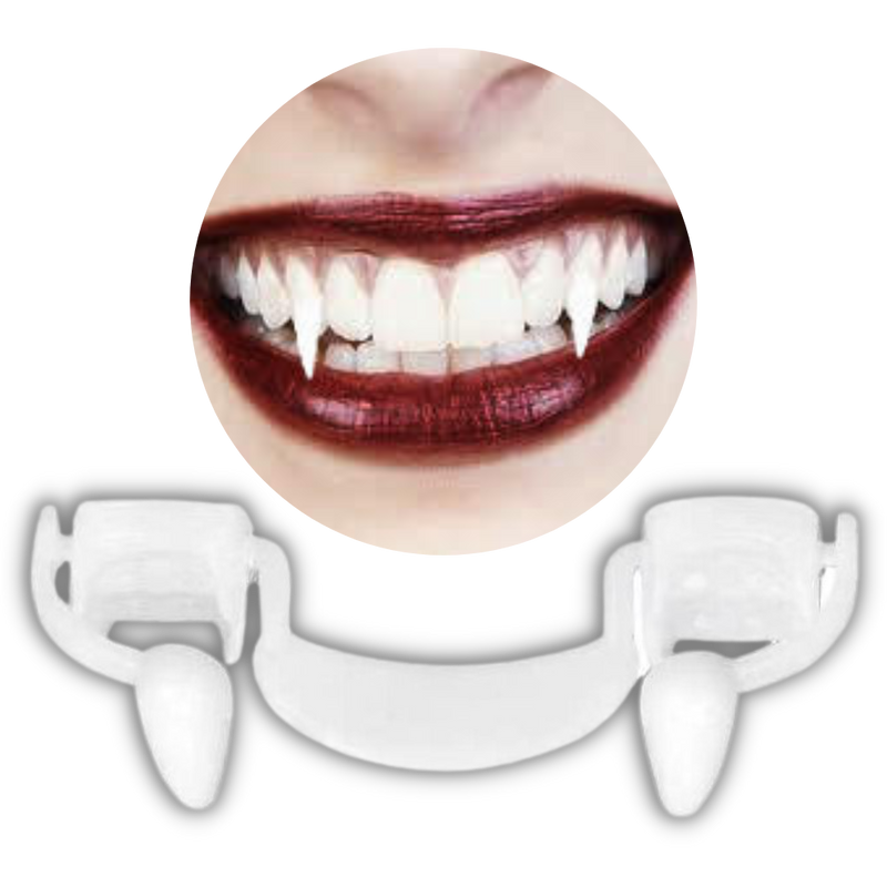 Einziehbare Vampirzähne