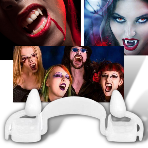 Einziehbare Vampirzähne