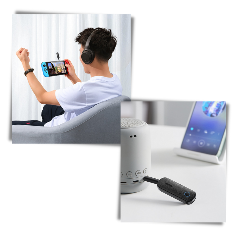 Drahtloser Bluetooth-Adapter mit 3,5-mm-Buchse