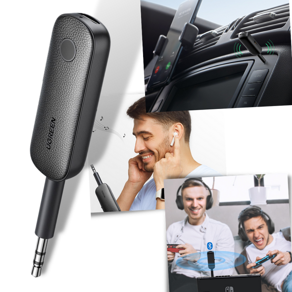 Drahtloser Bluetooth-Adapter mit 3,5-mm-Buchse