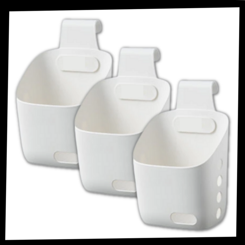 3er-Pack hängende Lagerkörbe