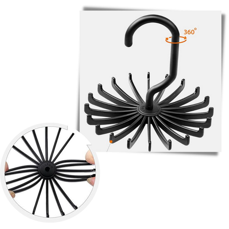 360-Grad-Drehbarer Krawattenhalter