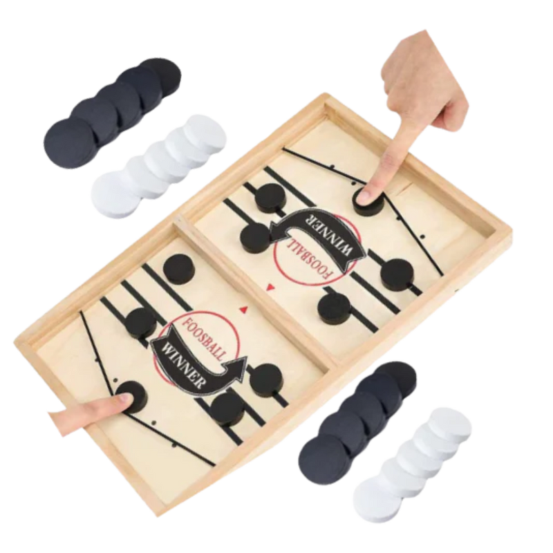 Hölzernes Tischhockeyspiel