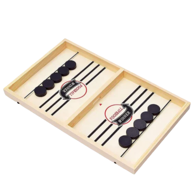 Hölzernes Tischhockeyspiel