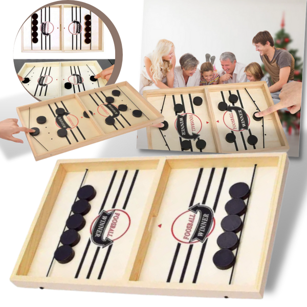 Hölzernes Tischhockeyspiel