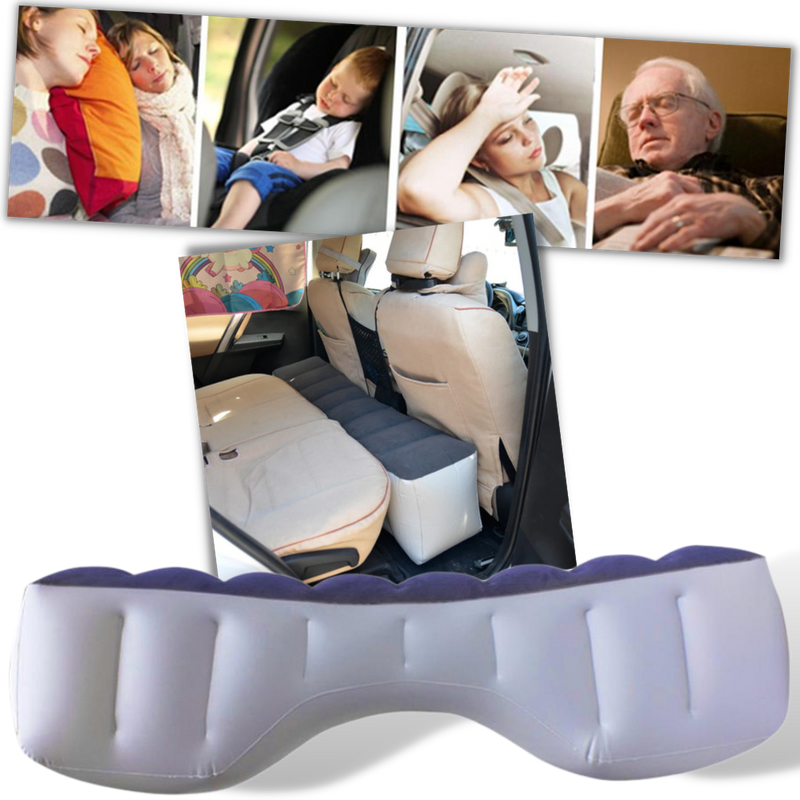 Kissen für Rücksitzmatratze im Auto