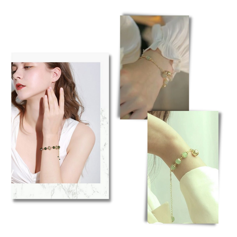 Hetian Jade-Glocken-Armband