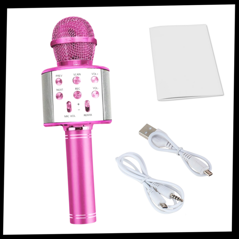 Kabelloses Bluetooth Karaoke-Mikrofon