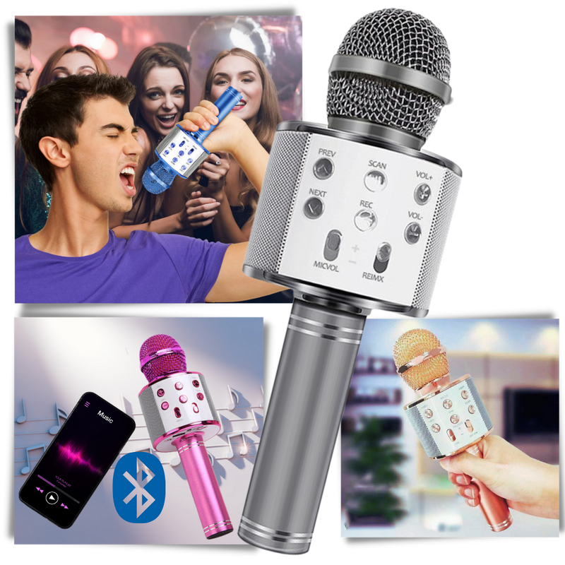 Kabelloses Bluetooth Karaoke-Mikrofon