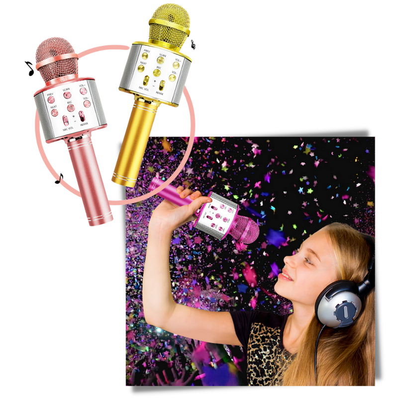 Kabelloses Bluetooth Karaoke-Mikrofon